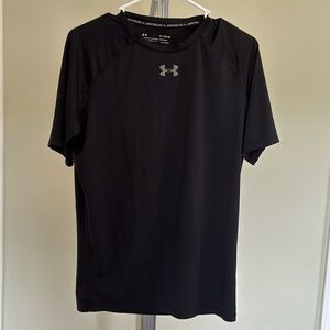 Under Armour HeatGear Compression Tee Shirt | Black
